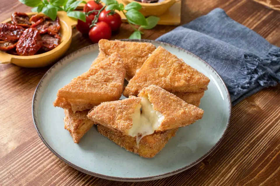 Mozzarella in carrozza bez pękania panierki - sprawdzony sposób